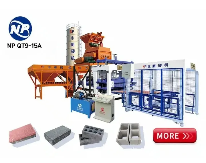 Nianpeng 9-15A Fully Automatic Cement Block Machine