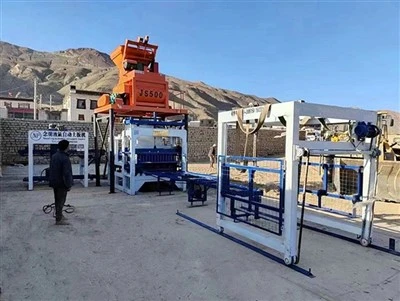 Hidrolik renkli tuğla makinesi