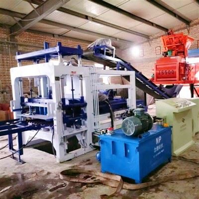 Kore Beton Blok Makinesi Üretim Hattı